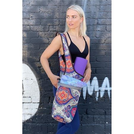 JUPITER GEAR JupiterGear JG-YOGABAG2-EXO Yoga Mat Carrying Tote Bag; Exotic Saffron JG-YOGABAG2-EXO